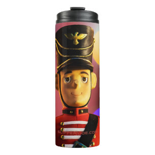 Garrafa Térmica Amigo soldadinho de brinquedo clássico de Natal do