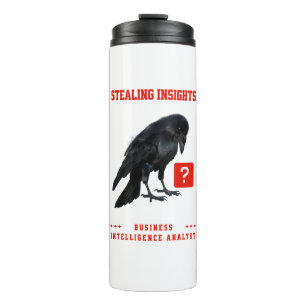 Garrafa Térmica Analista de Inteligência de Negócios da Crow