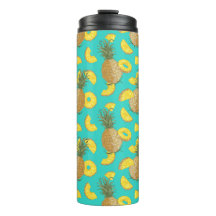 Ananás De Cor Turquesa