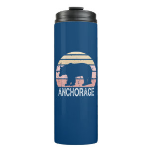 Garrafa Térmica Anchorage Alaska Retro Bear