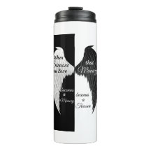 Angel Wings preto e branco