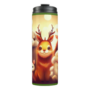 Garrafa Térmica Animais de Natal 1