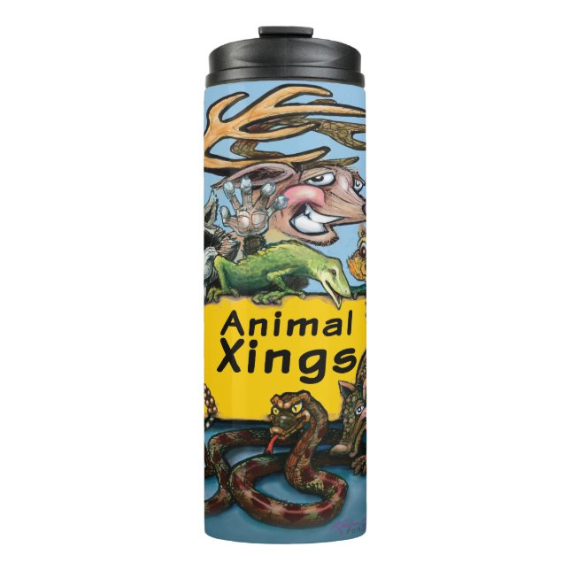 Garrafa Térmica Animais Xings (Frente)