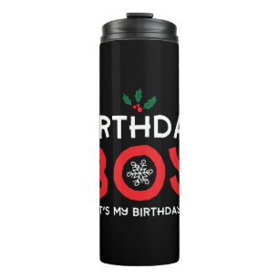 Garrafa Térmica Aniversário - Aniversário no Natal