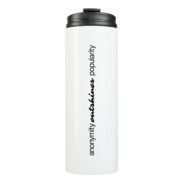 Garrafa Térmica Anonymity Thermal Tumbler (Frente)
