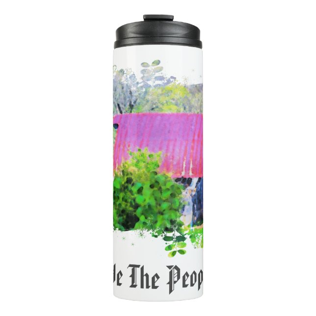 Garrafa Térmica *~* Antigo País do Celeiro AP16 Russo (Frente)