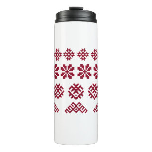 Garrafa Térmica Antigos símbolos letões Sun Moon Star Jumis