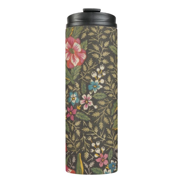 Garrafa Térmica Antiquado Toile de Jouy 1800s Floral Branches (Frente)