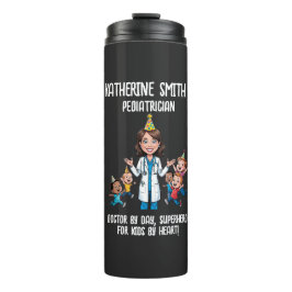 Garrafa Térmica antistress pediatrician medical doctor fun kids