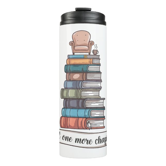 Garrafa Térmica Apenas Mais Um Capítulo - Design do Livro Cozy (Frente)