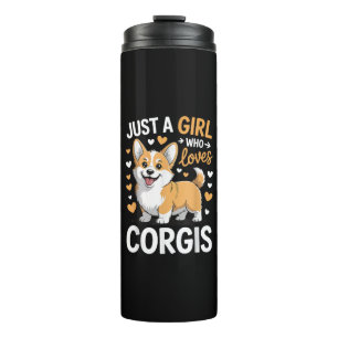 Garrafa Térmica Apenas Uma Garota Que Ama Corgis