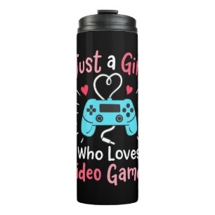 Garrafa Térmica Apenas Uma Menina Que Adora Videos games