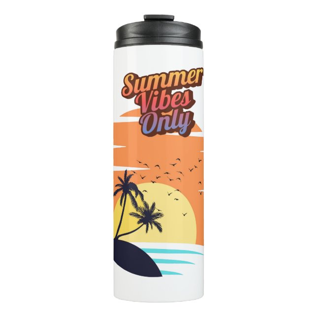 Garrafa Térmica Apenas vibes de Verão (Frente)