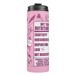 Garrafa Térmica Apreciação aos Professores de Arte - Presente Perf