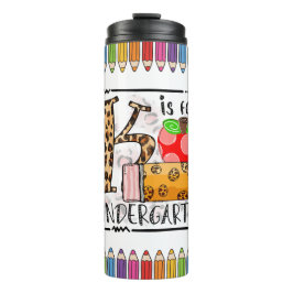 Garrafa Térmica Apreciação do Professor do Jardim de Infância