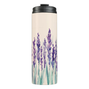 Garrafa Térmica Aquarela lavandante francesa