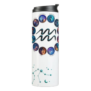 Garrafa Térmica Aquarius Zodiac Tumbler