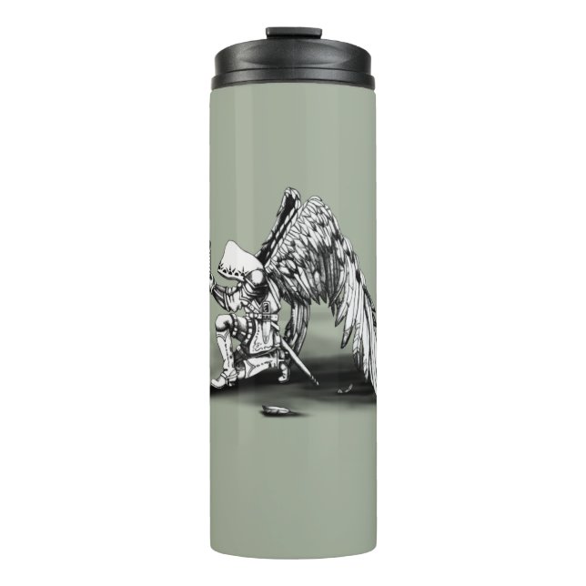 Garrafa Térmica Arcanjo Guerreiro (Frente)