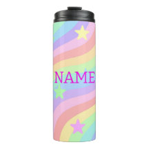 Arco-íris e estrelas