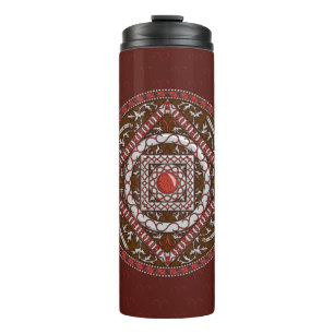 Garrafa Térmica Aries Mandala Thermal Tumbler