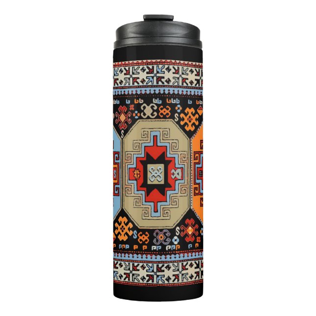 Garrafa Térmica Armênio Folk Art Thermal Tumbler (Frente)