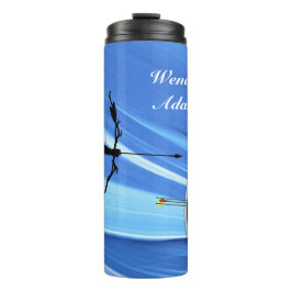 Garrafa Térmica Arquivamento com histórico de Archer e Target Eleg