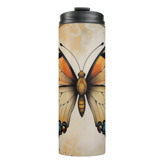 Garrafa Térmica Art Deco Butterfly Tumbler
