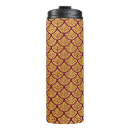 Garrafa Térmica Art Deco Scales da Sereia - Magenta