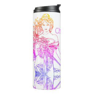Garrafa Térmica Art Nouveau Alphonse Mucha