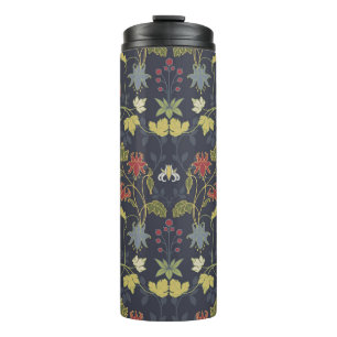 Garrafa Térmica Art Nouveau Aquílio: Floral Escuro