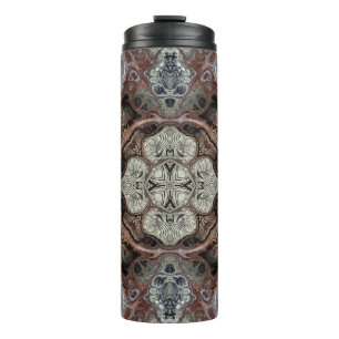 Garrafa Térmica Art nouveau - padrão geométrico de vinheta