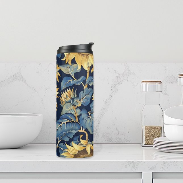 Garrafa Térmica Art Nouveau Sunflower (Sunflower thermal water bottle)