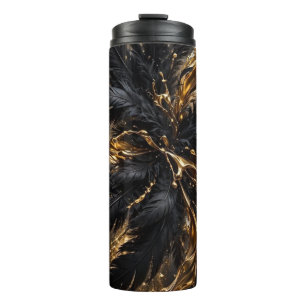Garrafa Térmica Arte de Luxo Glamour Sombrio