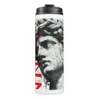 Arte de Rua Moderna Edgy David Bust