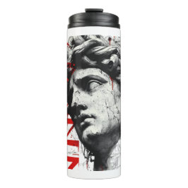 Garrafa Térmica Arte de Rua Moderna Edgy David Bust