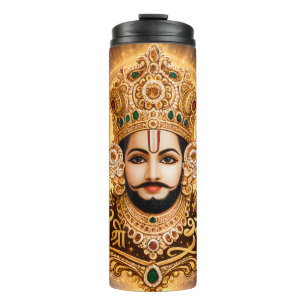 Garrafa Térmica Arte Devocional Jai Shri Khatu Shyam Ji