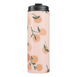 Garrafa Térmica Arte do rabisco: Padrão de colheita de cereja lara