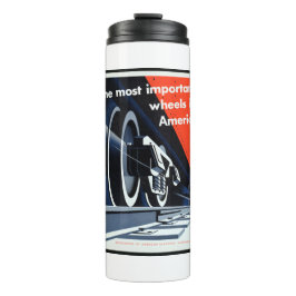 Garrafa Térmica Arte do trem Imnecessária Fotos Vintage Vintage Ve