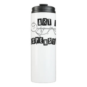 Garrafa Térmica Arte em suspensão.w