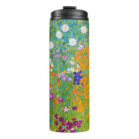 Arte Floral de Jardim de Campo de Gustav Klimt Vin