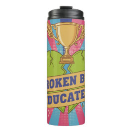 Garrafa Térmica Arte Motivacional Quebrada Mas Educada