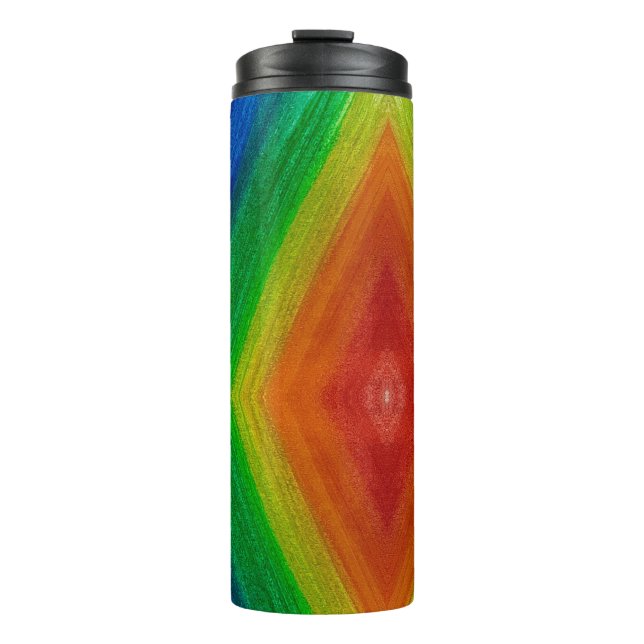 Garrafa Térmica Arte Prisma Selvagem (Frente)