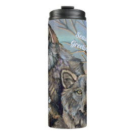 Garrafa Térmica Artic Wolves Wintery