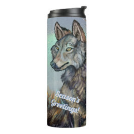 Garrafa Térmica Artic Wolves Wintery