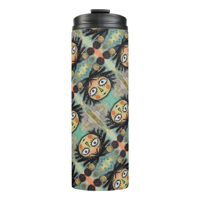 Garrafa Térmica ArtLady 14 Encantada e angustiada (Frente)