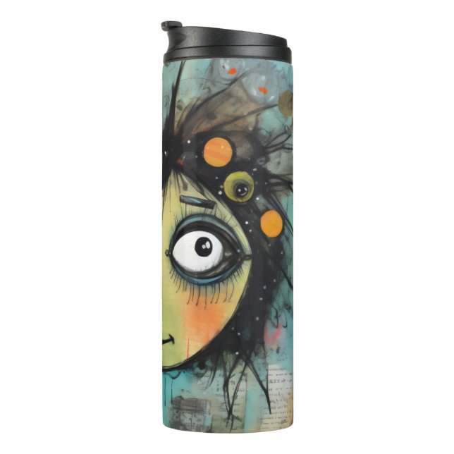 Garrafa Térmica ArtLady 22 Encantada e aflita (Rotação à direita)