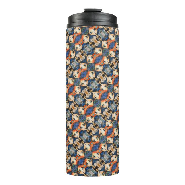 Garrafa Térmica ArtLady 31 Encantada e angustiada (Frente)