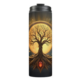 Garrafa Térmica Árvore da Vida – Iluminação ao Luar