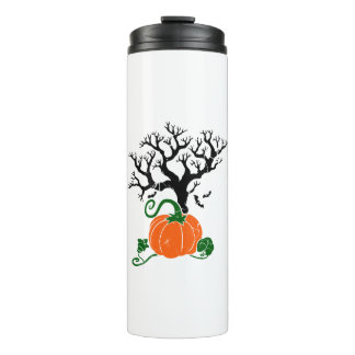 Garrafa Térmica Árvore de Halloween Camisas de Outono Suéter de Ha