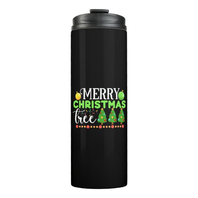 Garrafa Térmica Árvore de Natal Alegre-34564 (Frente)